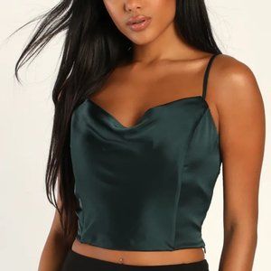 Lulu's tank top green